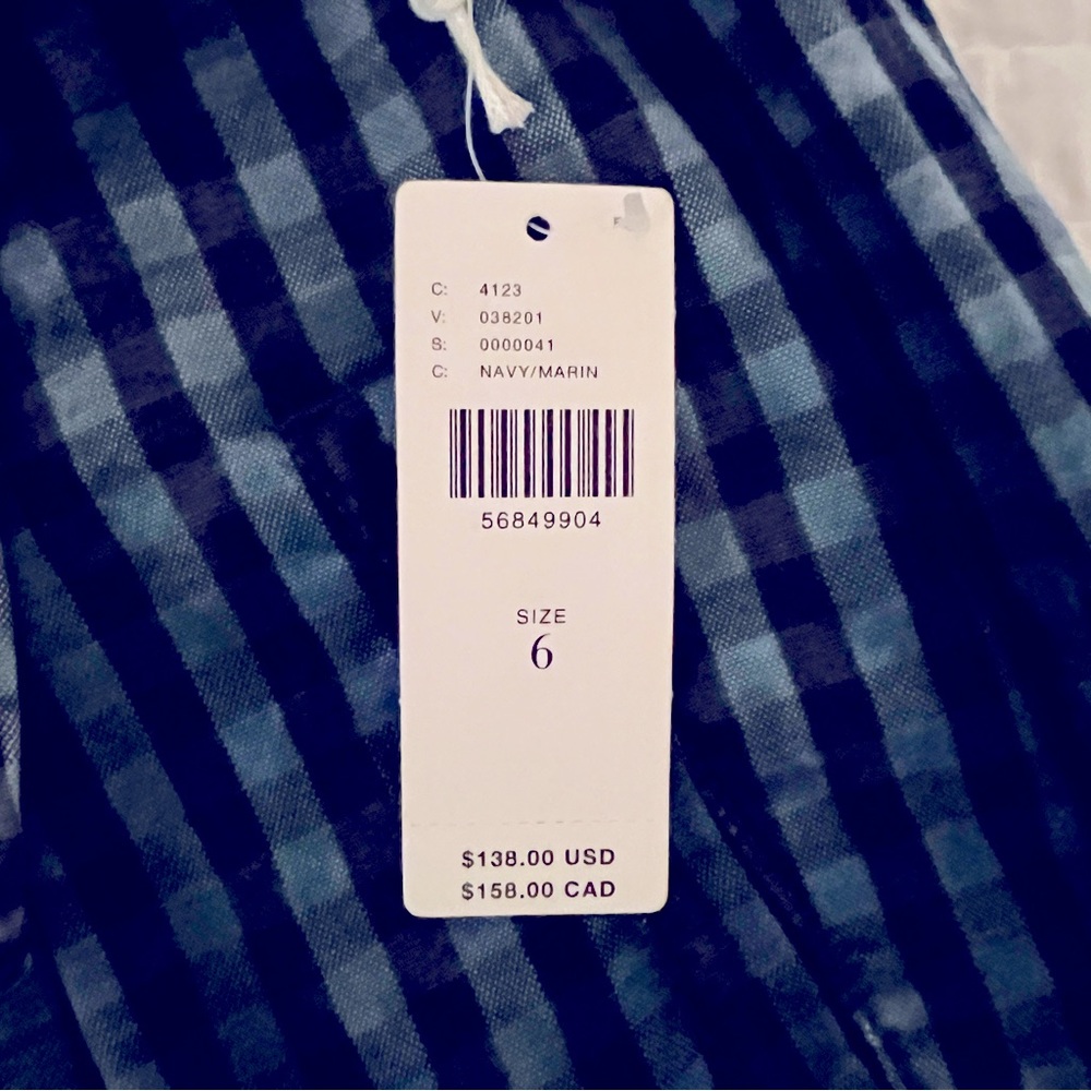 NWT Anthropologie Maeve Avryl Bleached Slim Pants, Sz 6 - Picture 8 of 10
